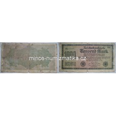 1000 Mark 1922 serie Ba - Německo